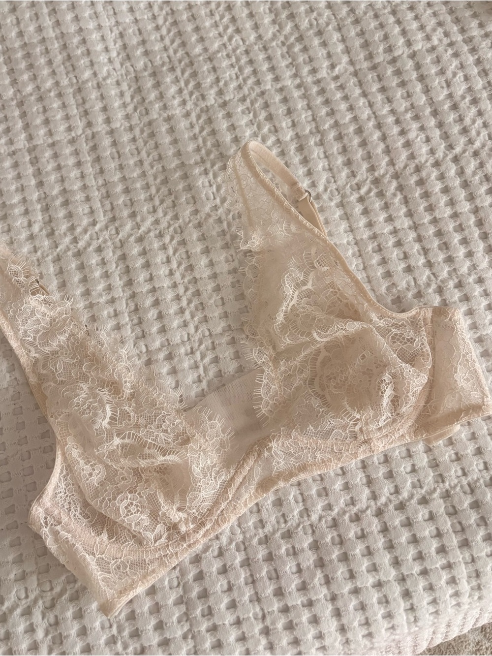 Ivory lace Victoria Secret bralette